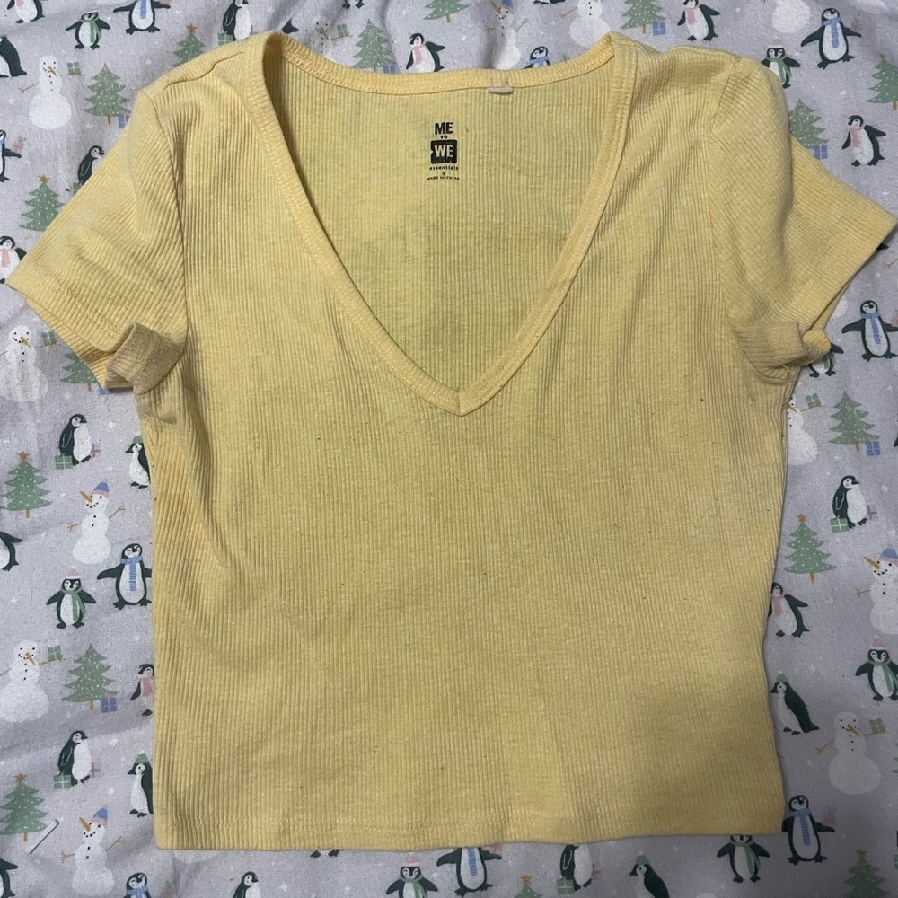 PacSun Yellow Baby Tee